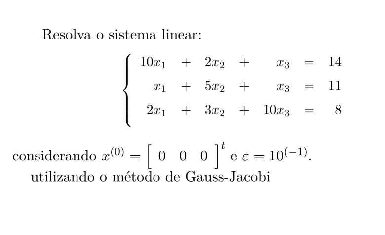 Método de gauss-jacobi | Cálculo | Profes